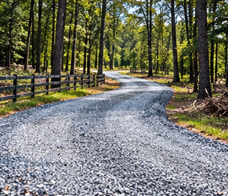 Private road and driveway construction
